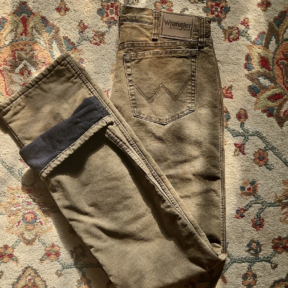 Wrangler Men's Fully Feece Lined Pants